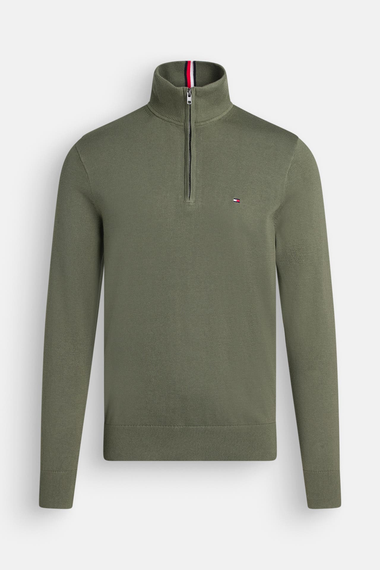 TOMMY HILFIGER Strick-Troyer oliv, Bild 1