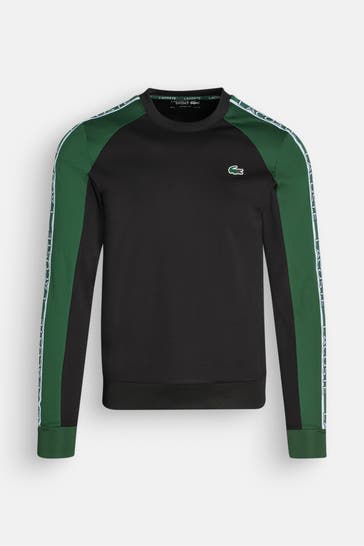 LACOSTE Sweatshirt grün-schwarz-blau