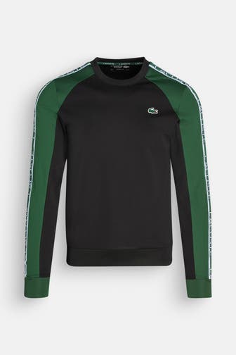 LACOSTE Sweatshirt grün-schwarz-blau