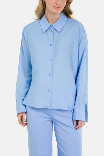 DRYKORN Casual-Bluse 'Cloelia' blau