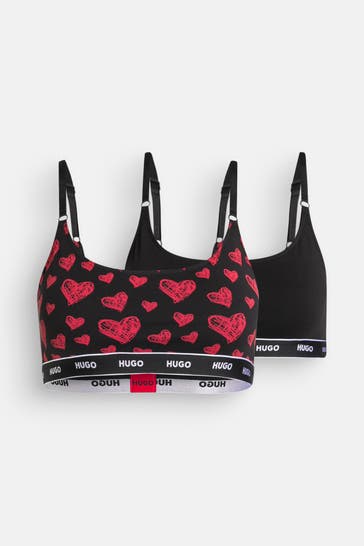 HUGO 2er-Pack Bralette mehrfarbig