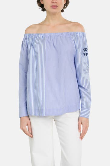 LA MARTINA Casual-Bluse gestreift