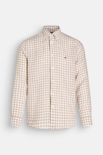 TOMMY HILFIGER Leinenhemd 'Essential' Regular Fit