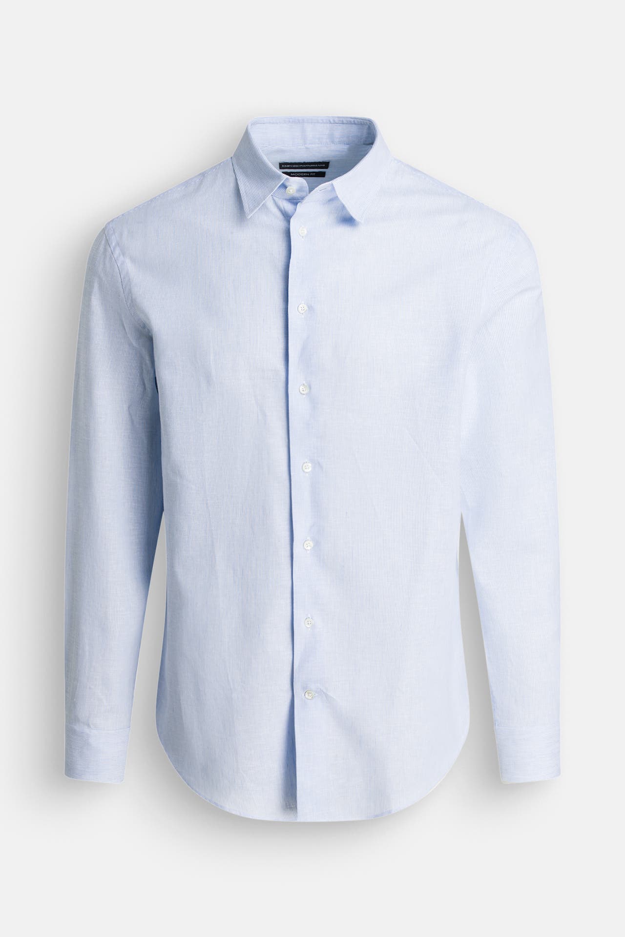 EMPORIO ARMANI Leinenmix-Hemd Modern Fit, Bild 1
