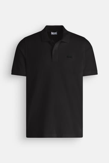 DIESEL Polo-Shirt schwarz