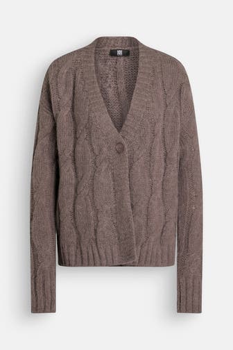 RIANI Strickjacke taupe