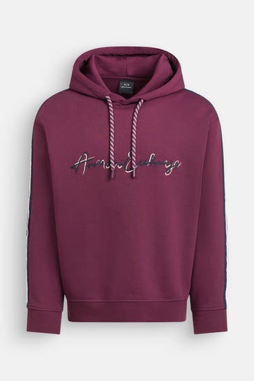 ARMANI EXCHANGE Hoodie weinrot