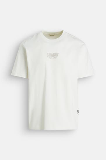 CHASIN' T-Shirt 'Mayor' offwhite