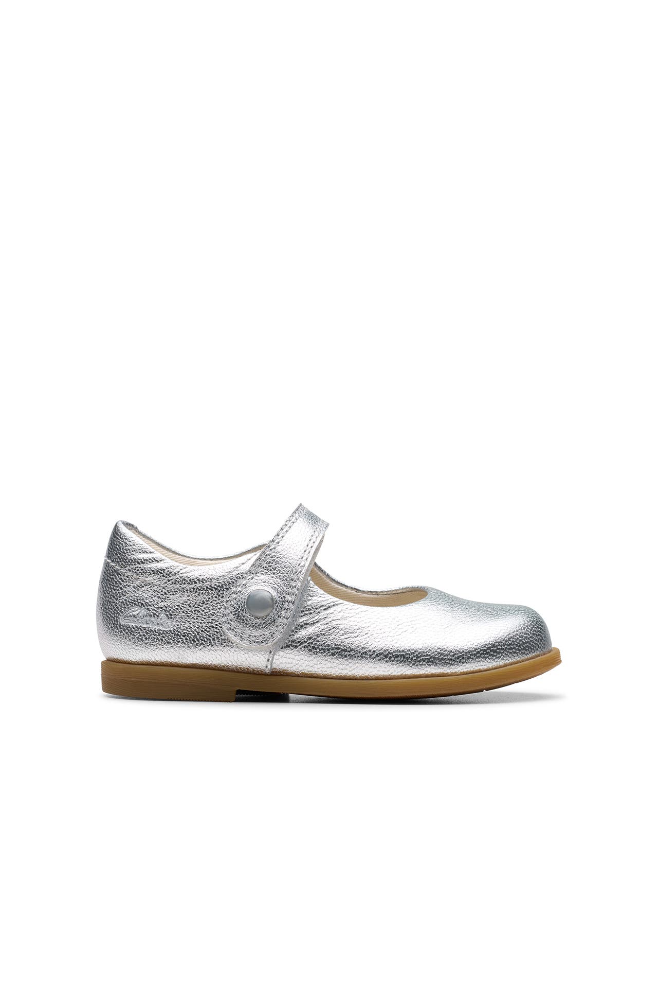 CLARKS Ballerinas 'Drew Tap' silber, Bild 1