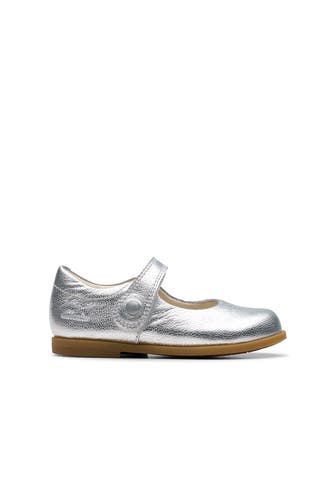 CLARKS Ballerinas 'Drew Tap' silber