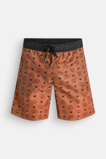 MCM - Badeshorts cognac logo