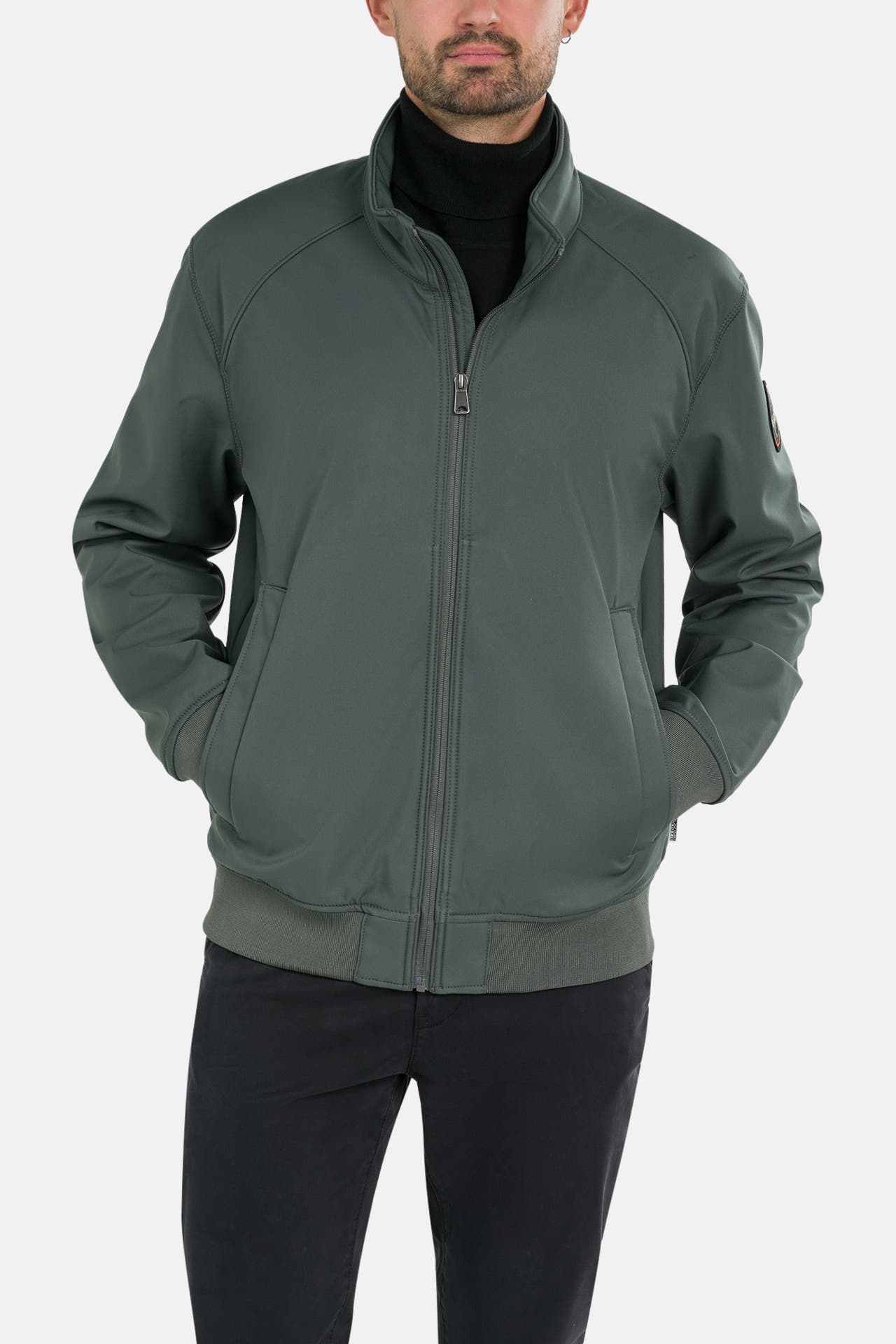 NAPAPIJRI Softshelljacke 'ALES' graugrün, Bild 1