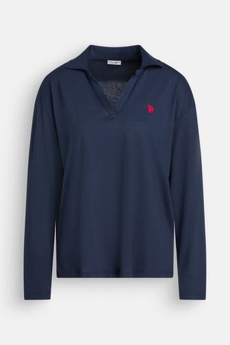 U.S. POLO ASSN. Longsleeve 'Alisa' schwarzblau