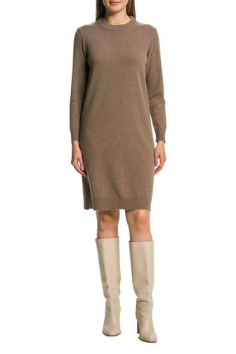 GANT Strickkleid hellbraun