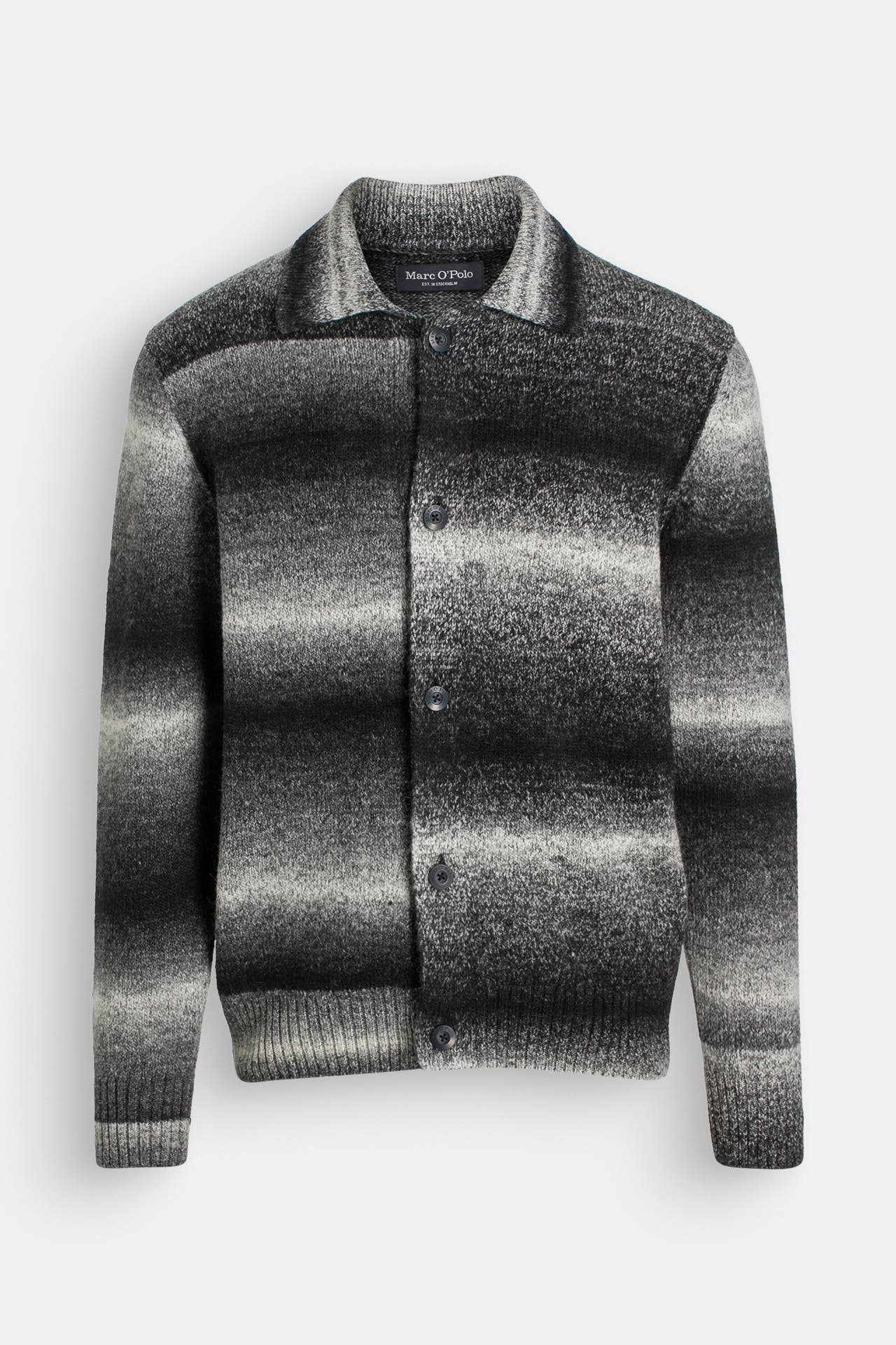 MARC O'POLO Strickjacke grau gemustert, Bild 1