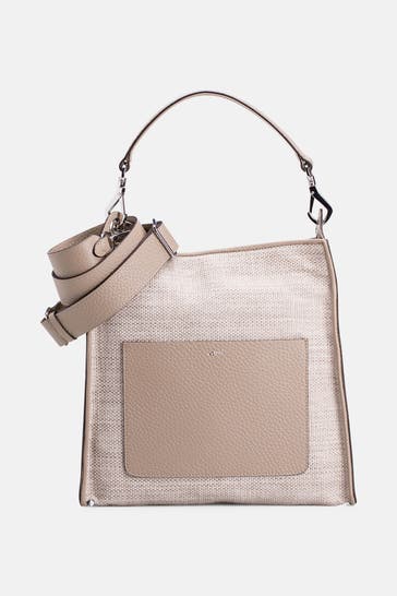ABRO Schultertasche beige