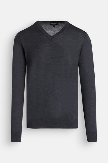 EMPORIO ARMANI Strickpullover anthrazit
