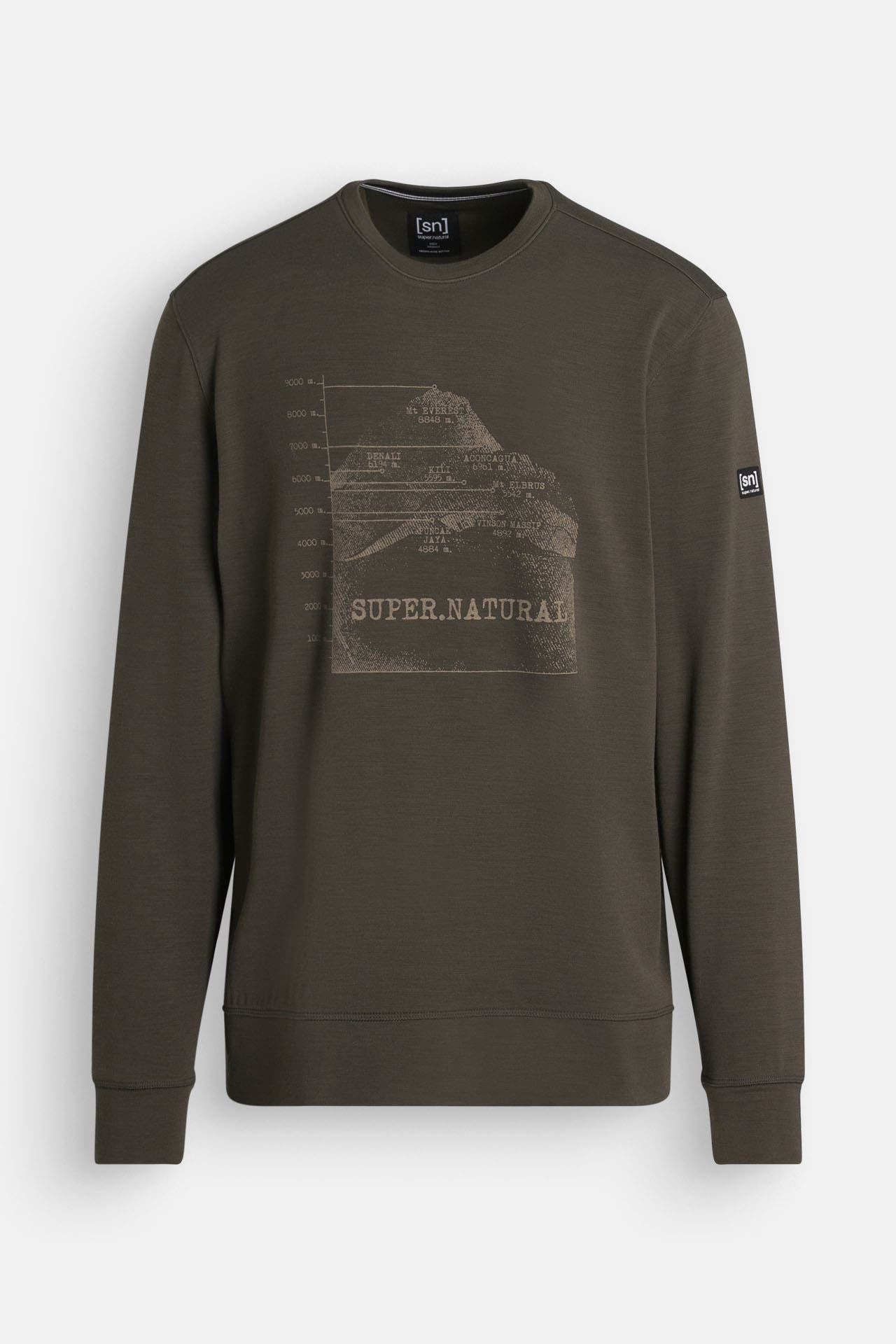 SUPER.NATURAL Sweatshirt dunkelbraun, Bild 1