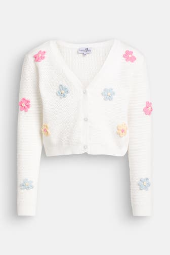 HAPPY GIRLS Strickjacke gemustert