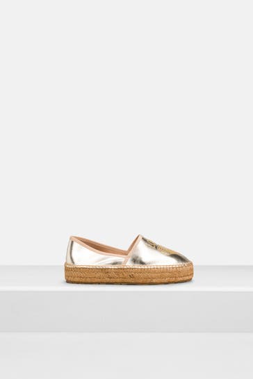 LOVE MOSCHINO Espadrilles gold