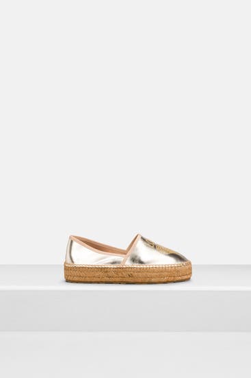 LOVE MOSCHINO - Espadrilles gold