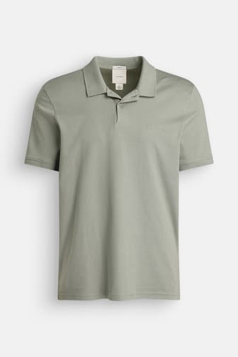 CALVIN KLEIN Polo-Shirt graugrün