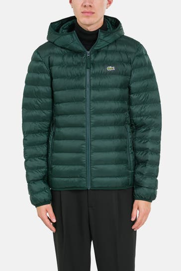 LACOSTE Light-Steppjacke dunkelgrün