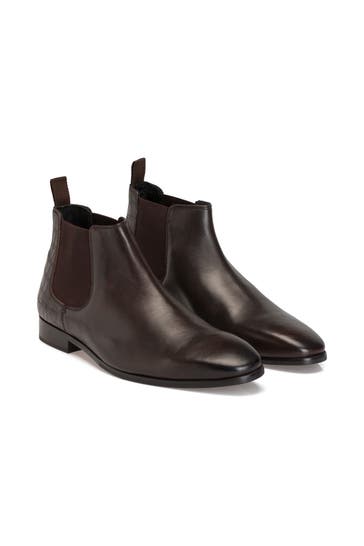 GORDON & BROS Chelsea-Boots 'Rome' dunkelbraun
