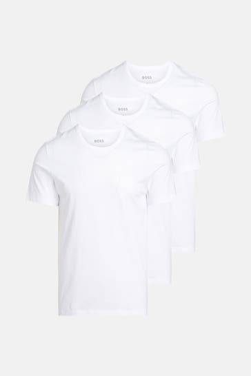 BOSS 3er-Pack T-Shirt 'Experiance' weiß