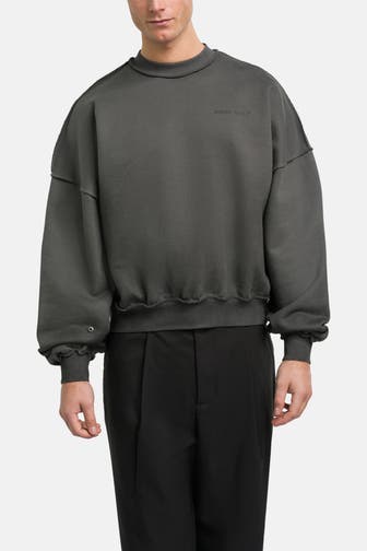 ATELIER DE ROUPA Sweatshirt dunkelgrau