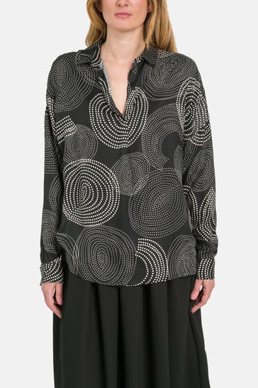 0039 ITALY Bluse 'Derry LA' gemustert