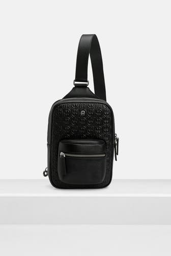 AIGNER Umhängetasche 'Stefano' schwarz