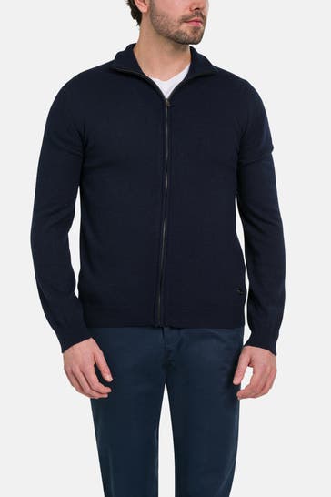 WOOLRICH Strickjacke nachtblau
