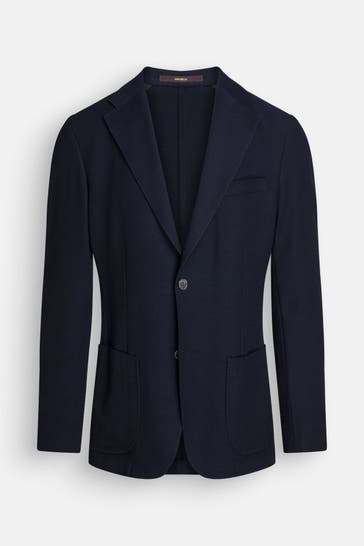 WINDSOR. Wollmix-Sakko dunkelblau