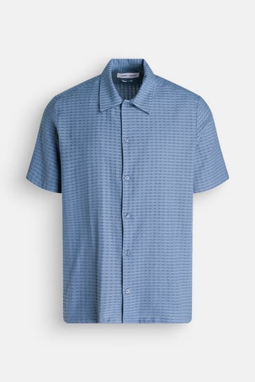 SAMSØE & SAMSØE Kurzarmhemd gemustert