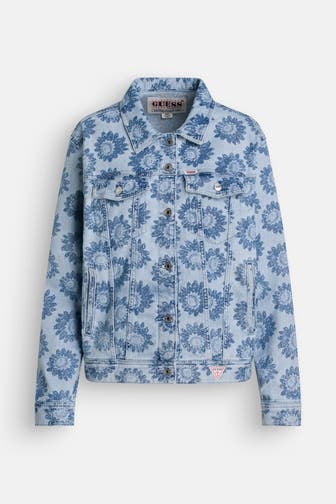 GUESS Jeansjacke 'Lora' floral
