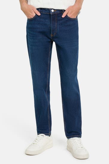 HUGO Jeans dunkelblau tapered