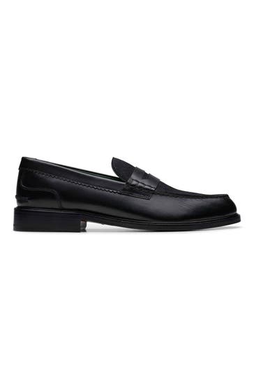 CLARKS Loafer 'CraftJames' schwarz