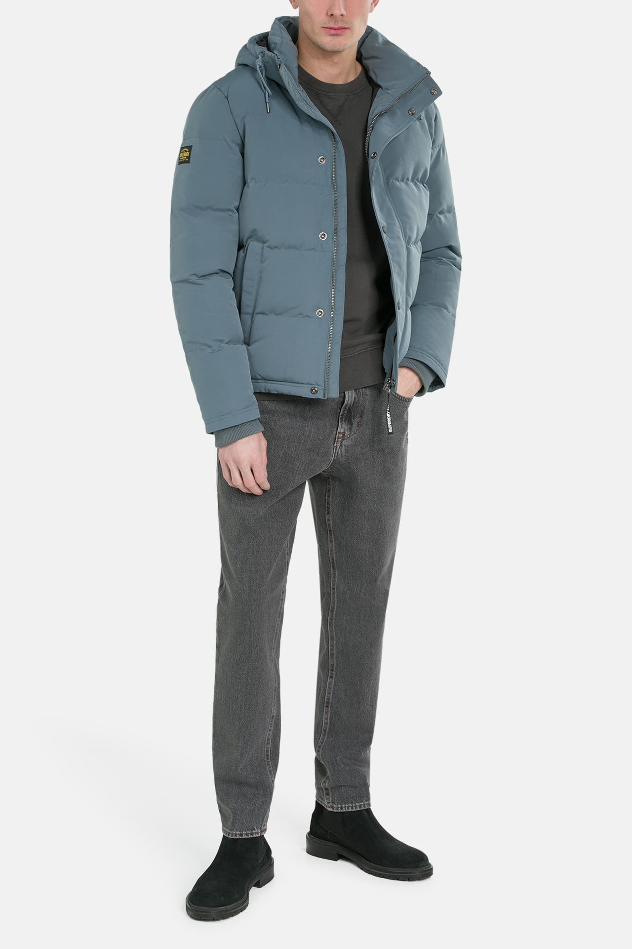 SUPERDRY Steppjacke graublau, Bild 1