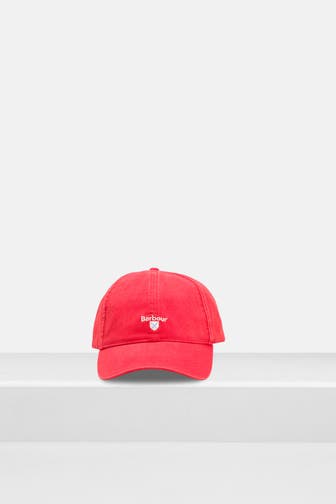 BARBOUR Basecap rot