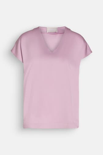HEMISPHERE Seidenmix-Blusenshirt mauve