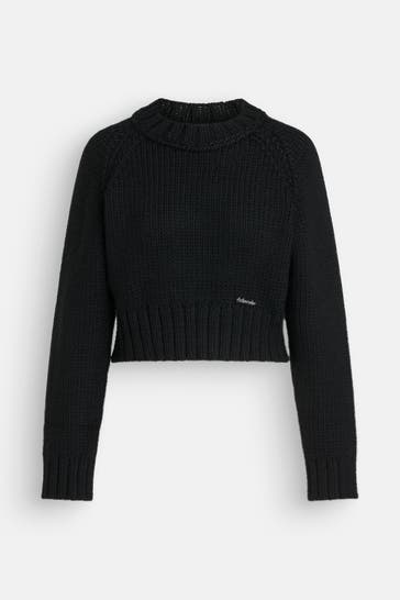 HOLZWEILER Wollpullover schwarz