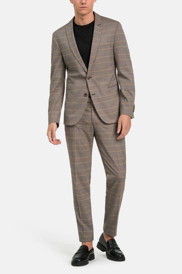 DRYKORN Anzug 'Irving' taube gemustert