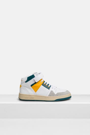 SAINT LAURENT Leder-Sneaker 'Lax' mehrfarbig