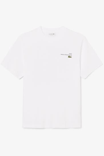 LACOSTE T-Shirt weiß
