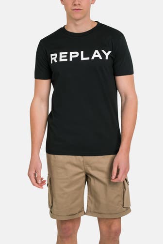 REPLAY T-Shirt schwarz