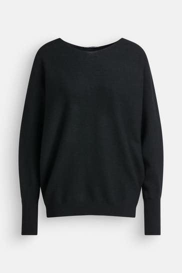 LUISA CERANO Strickpullover schwarz