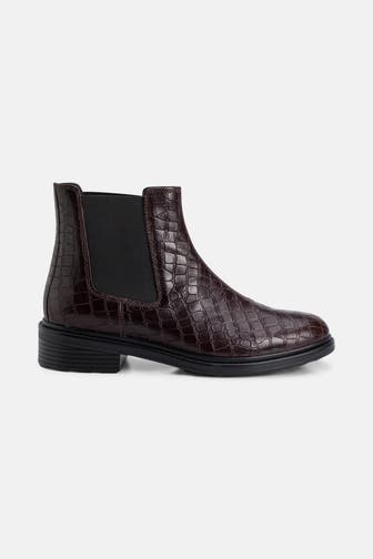GEOX Chelsea-Boots 'Walk Pleasure' dunkelbraun