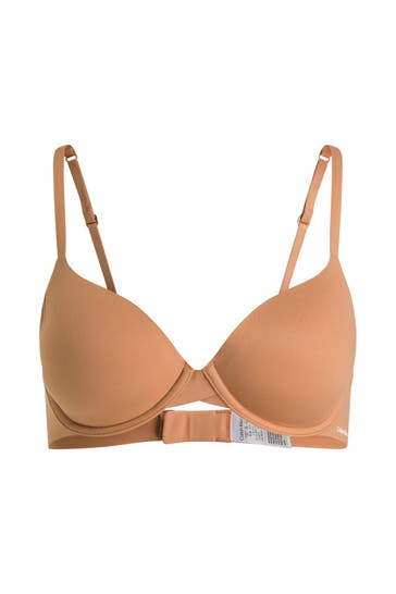 CK UNDERWEAR Push Up-BH 'Demi' camel