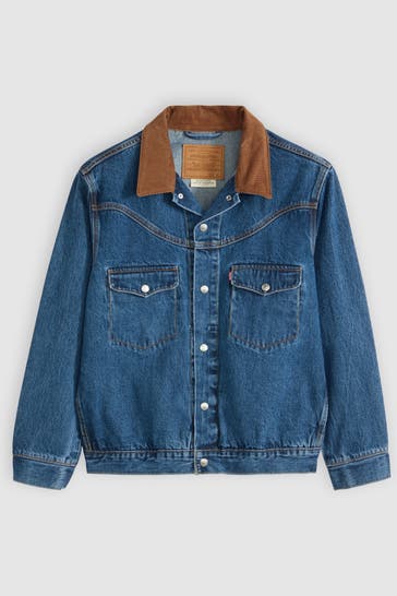 LEVI'S® Jeansjacke 'Western Shorthorn' blau